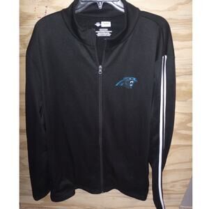 Men's 2x Carolina Panthers NFL Team Apparel Football Zip Jacket d